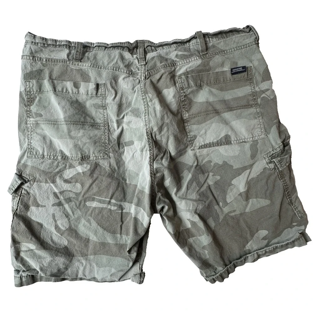 Levis Cargo Shorts Camo Men's 42 Rip Stop Woodland Utility Workwear Casual Faded